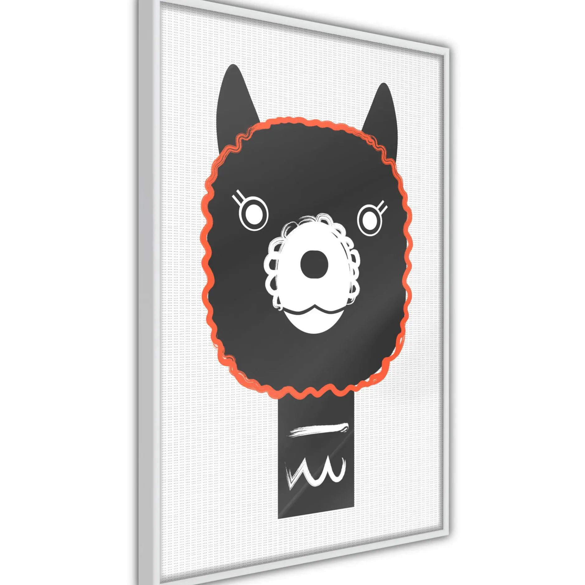 Poster 'Decorative Alpaca'