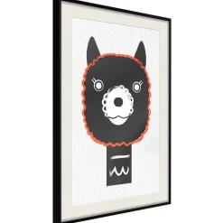 Poster 'Decorative Alpaca'