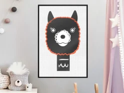 Poster 'Decorative Alpaca'