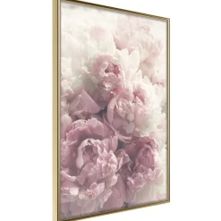 Poster 'Delicate Peonies'