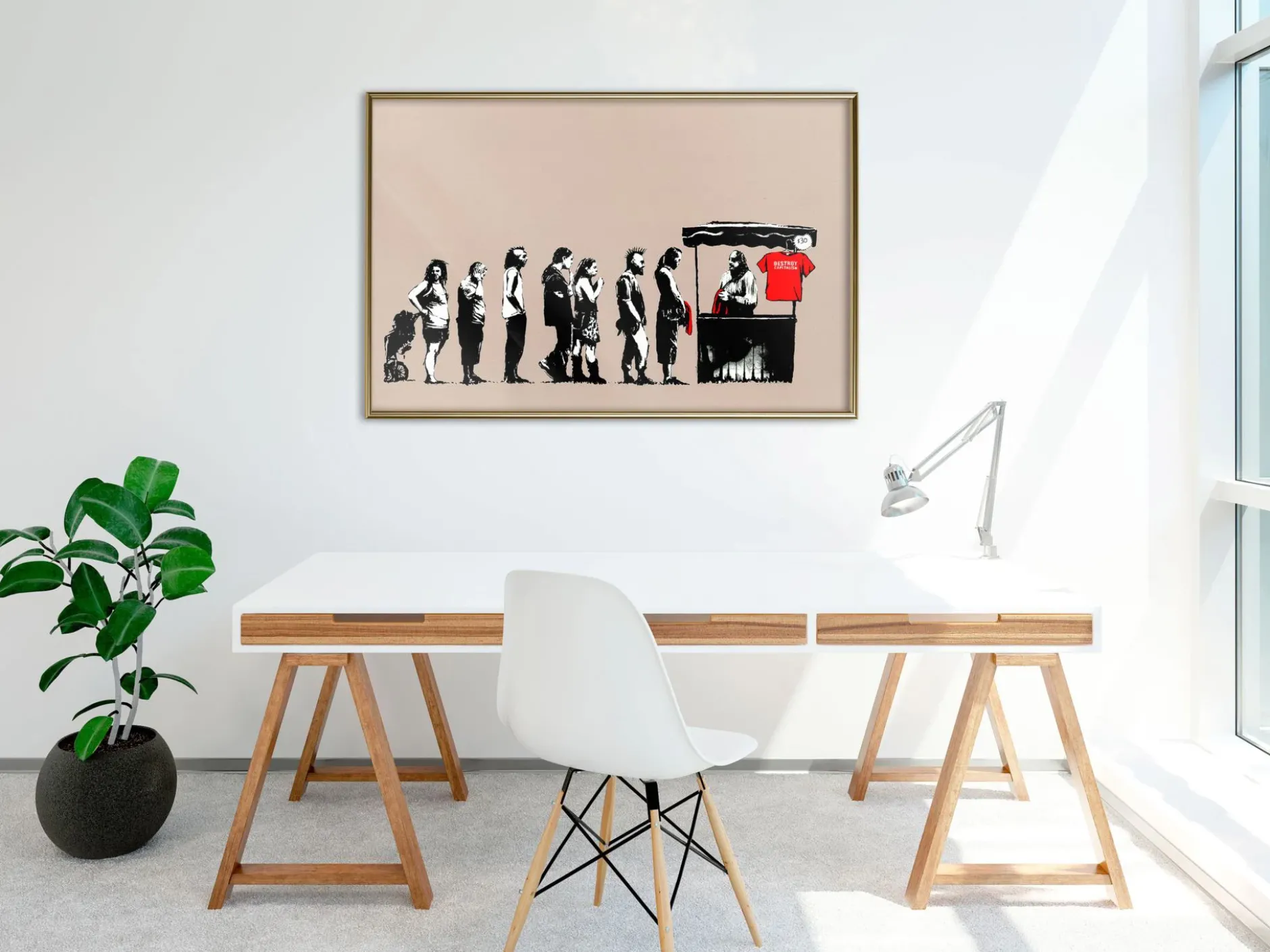 Poster 'Destroy Capitalism'