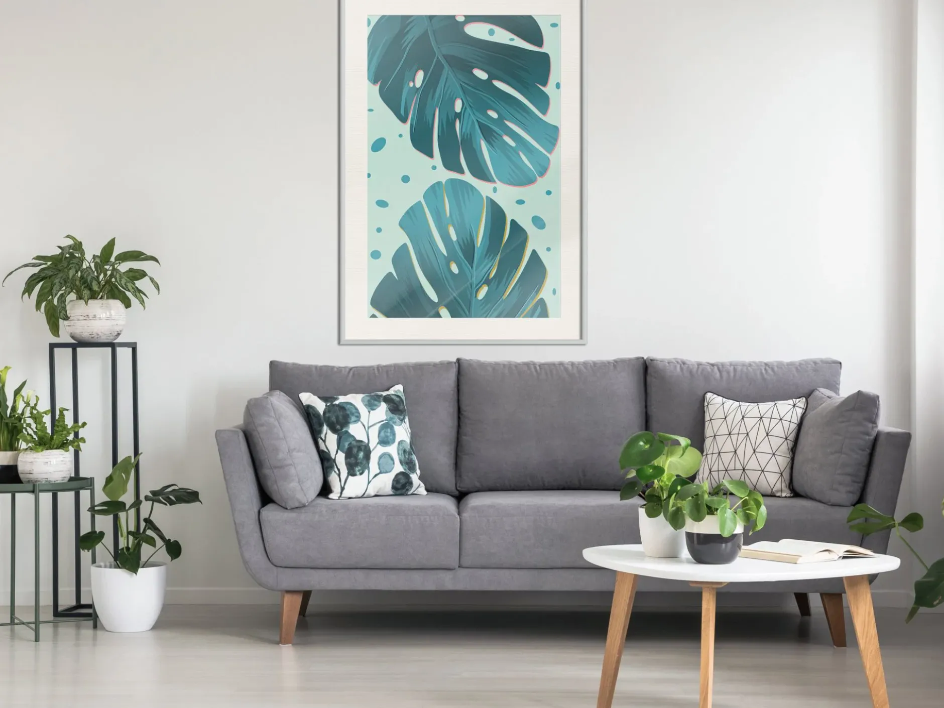 Poster 'Dewy Leaves'