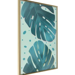Poster 'Dewy Leaves'