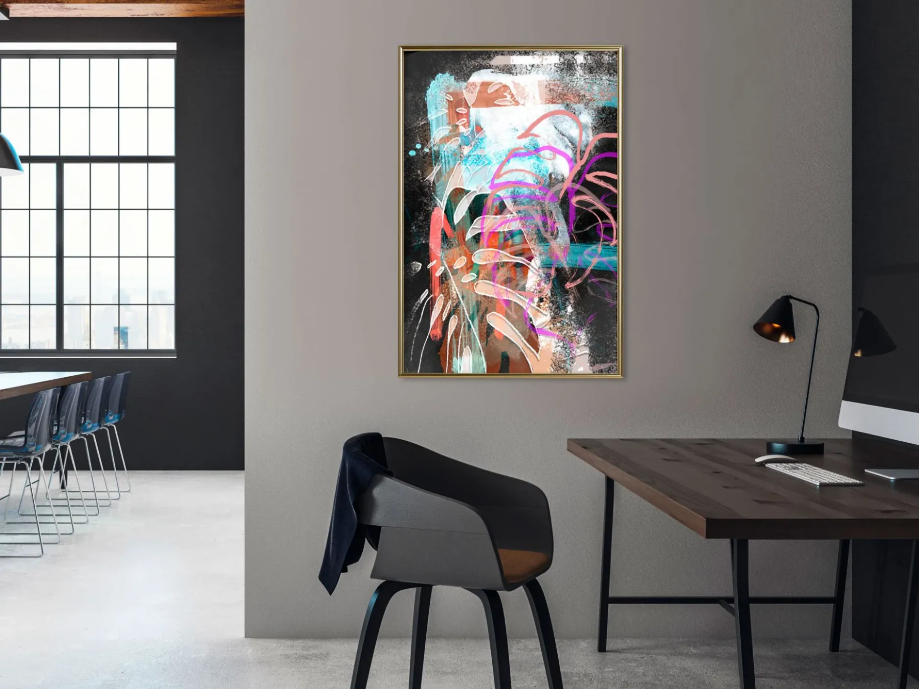 Poster 'Disco Leaves'