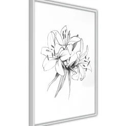 Poster 'Drawn Flowers'
