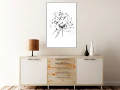 Poster 'Drawn Flowers'