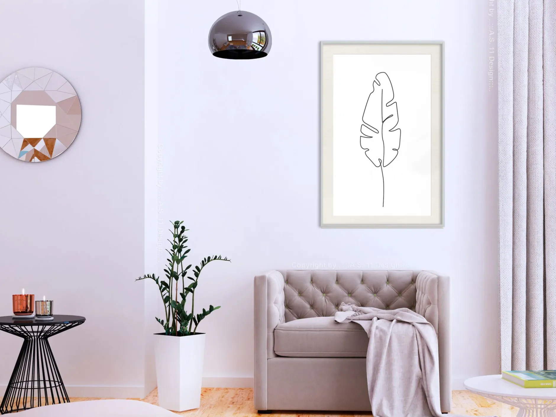 Poster 'Drawn with One Line'