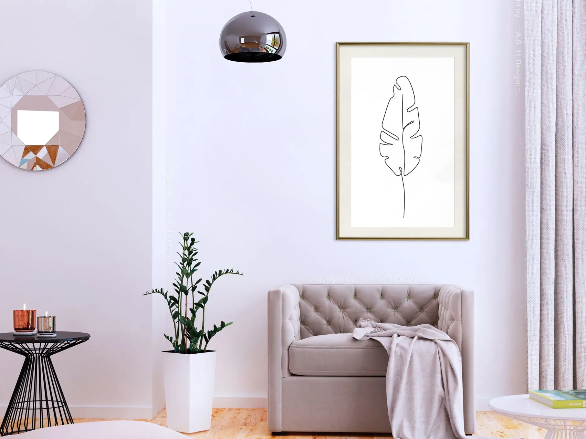 Poster 'Drawn with One Line'