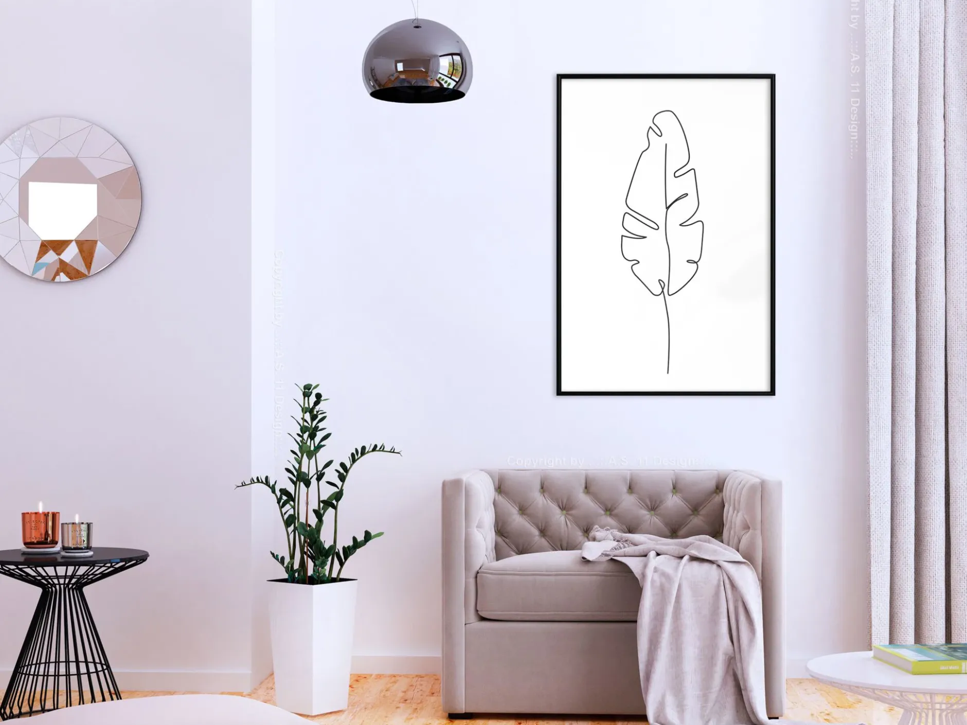 Poster 'Drawn with One Line'
