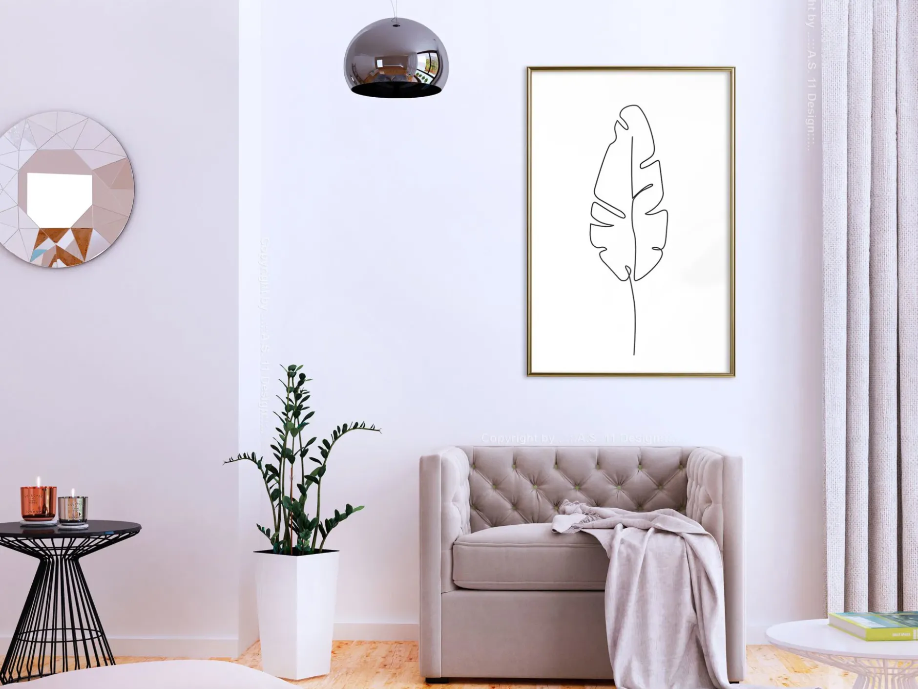 Poster 'Drawn with One Line'