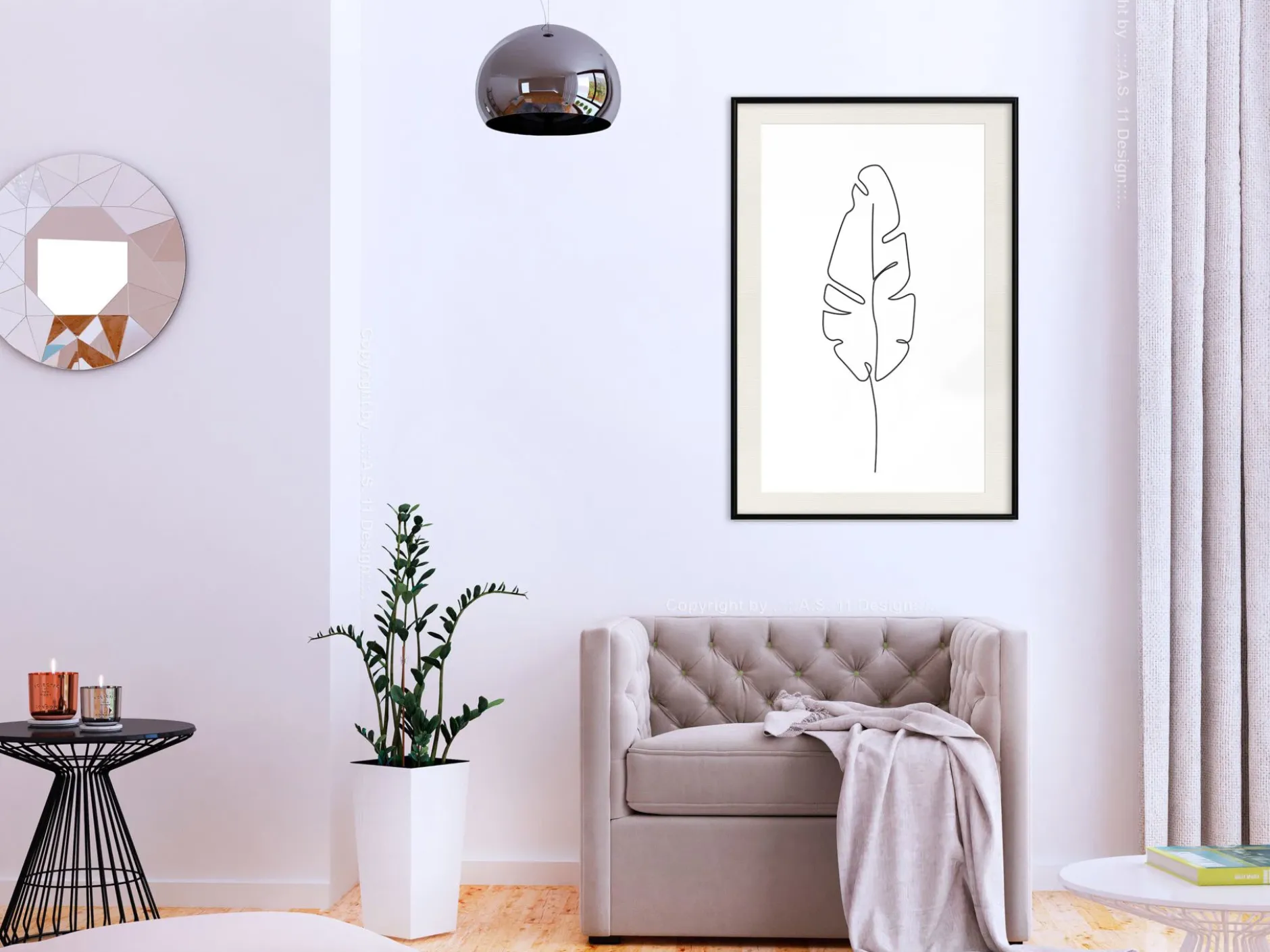 Poster 'Drawn with One Line'