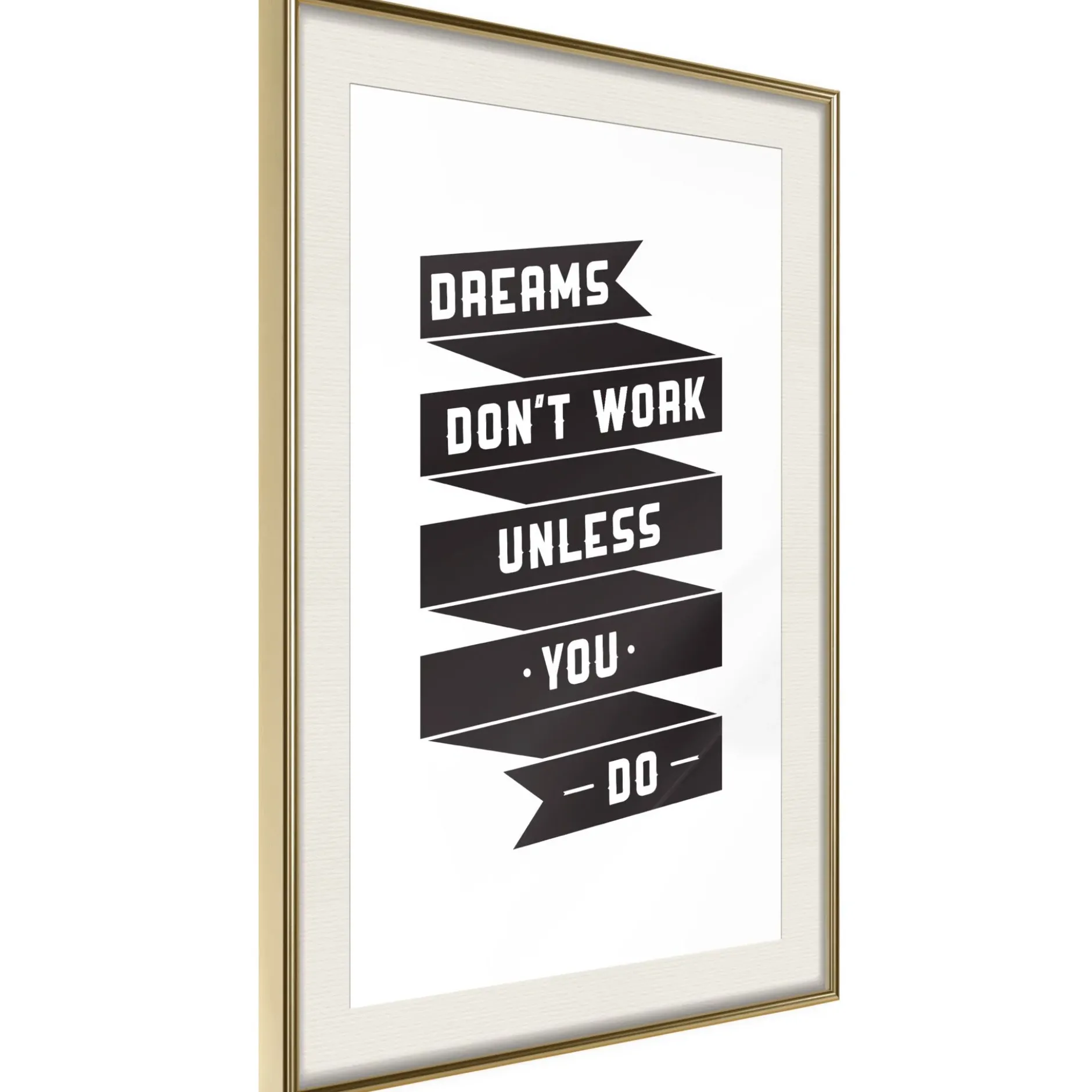 Poster 'Dreams don't work'