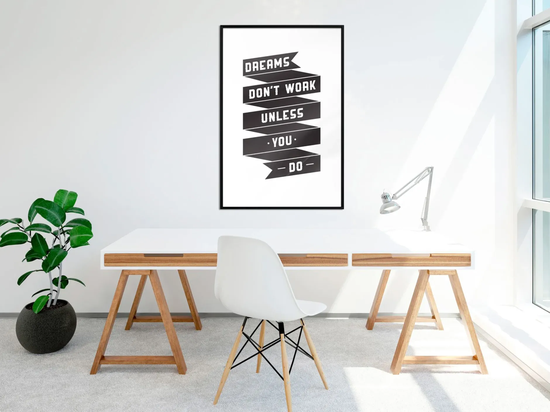 Poster 'Dreams don't work'