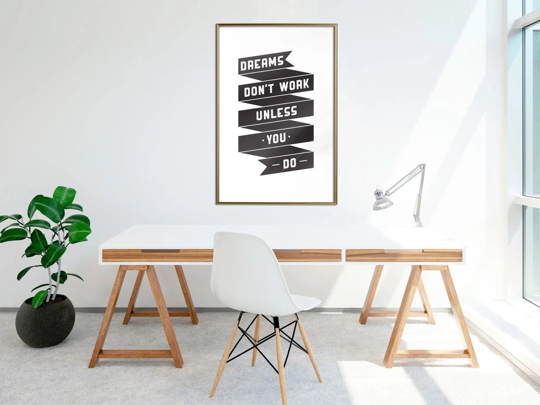 Poster 'Dreams don't work'