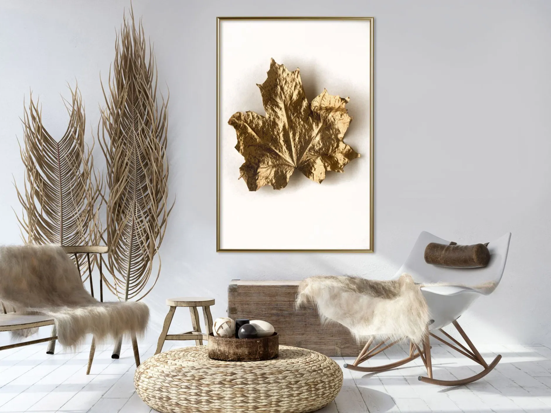 Poster 'Dried Maple Leaf'