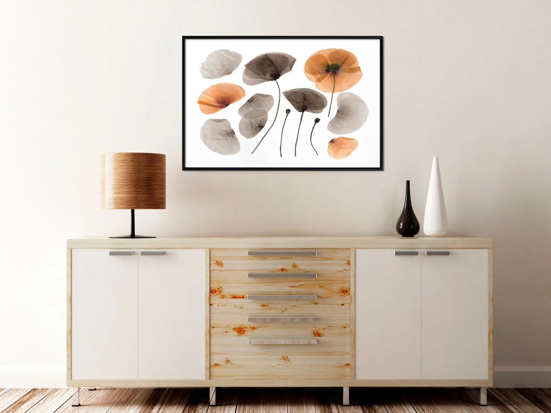 Poster 'Dried Poppies'