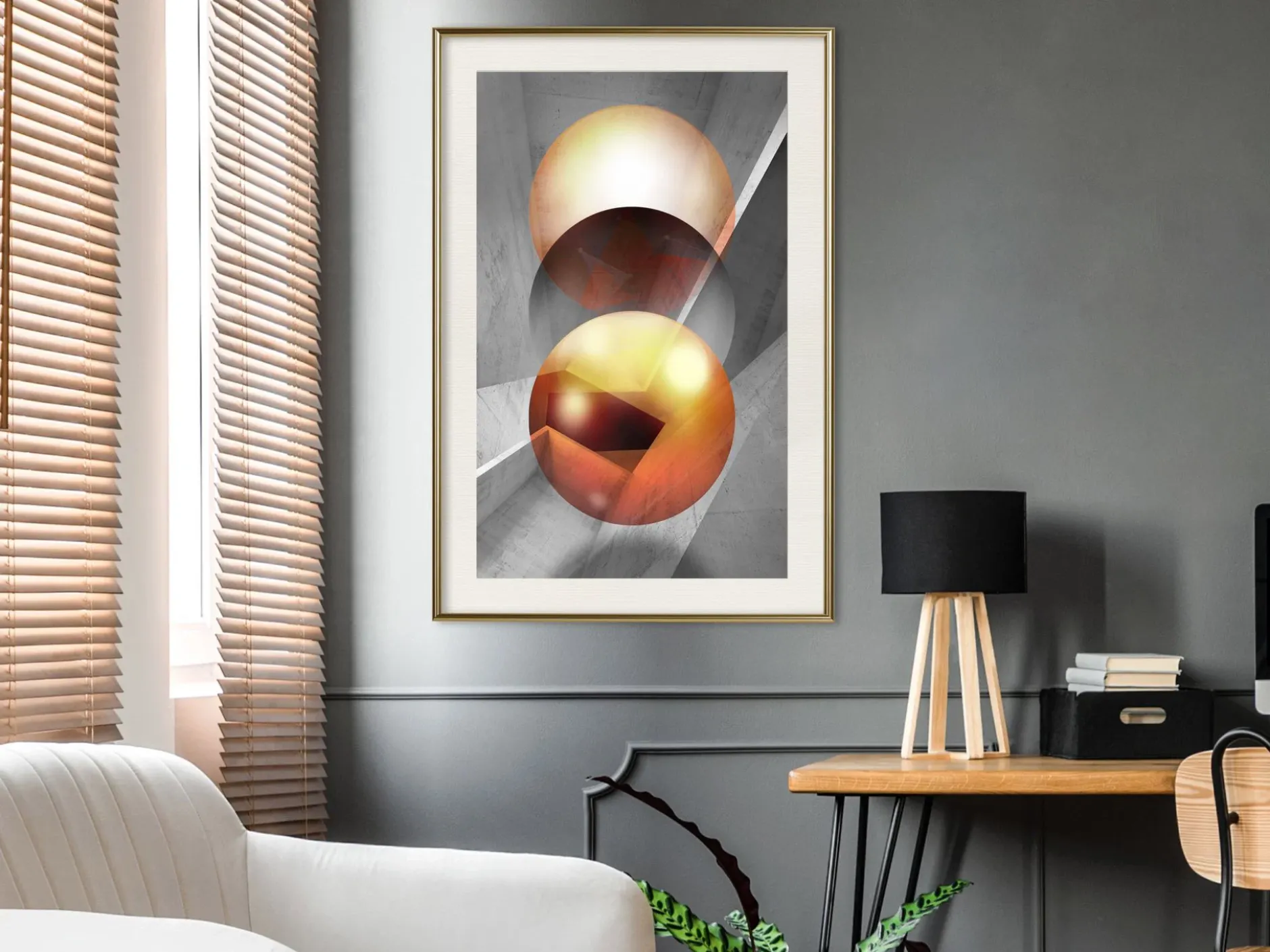 Poster 'Enchanted Globes'