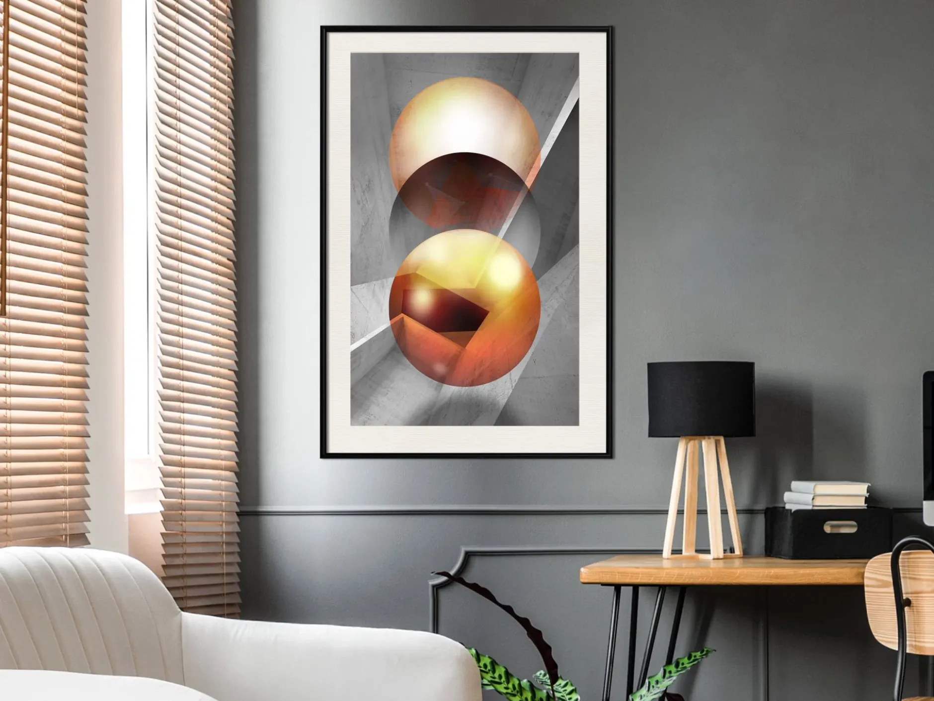Poster 'Enchanted Globes'