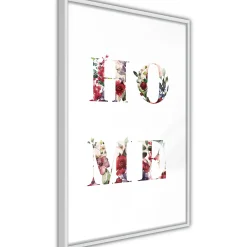 Poster 'Home in Flowers'