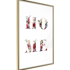 Poster 'Home in Flowers'