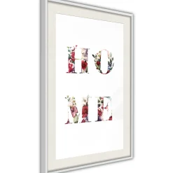 Poster 'Home in Flowers'