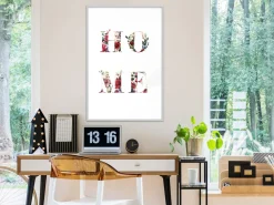 Poster 'Home in Flowers'