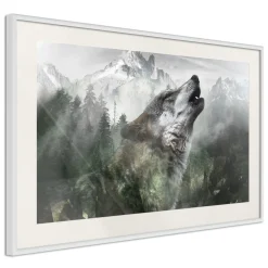 Poster 'Howling Wolf'