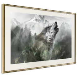 Poster 'Howling Wolf'