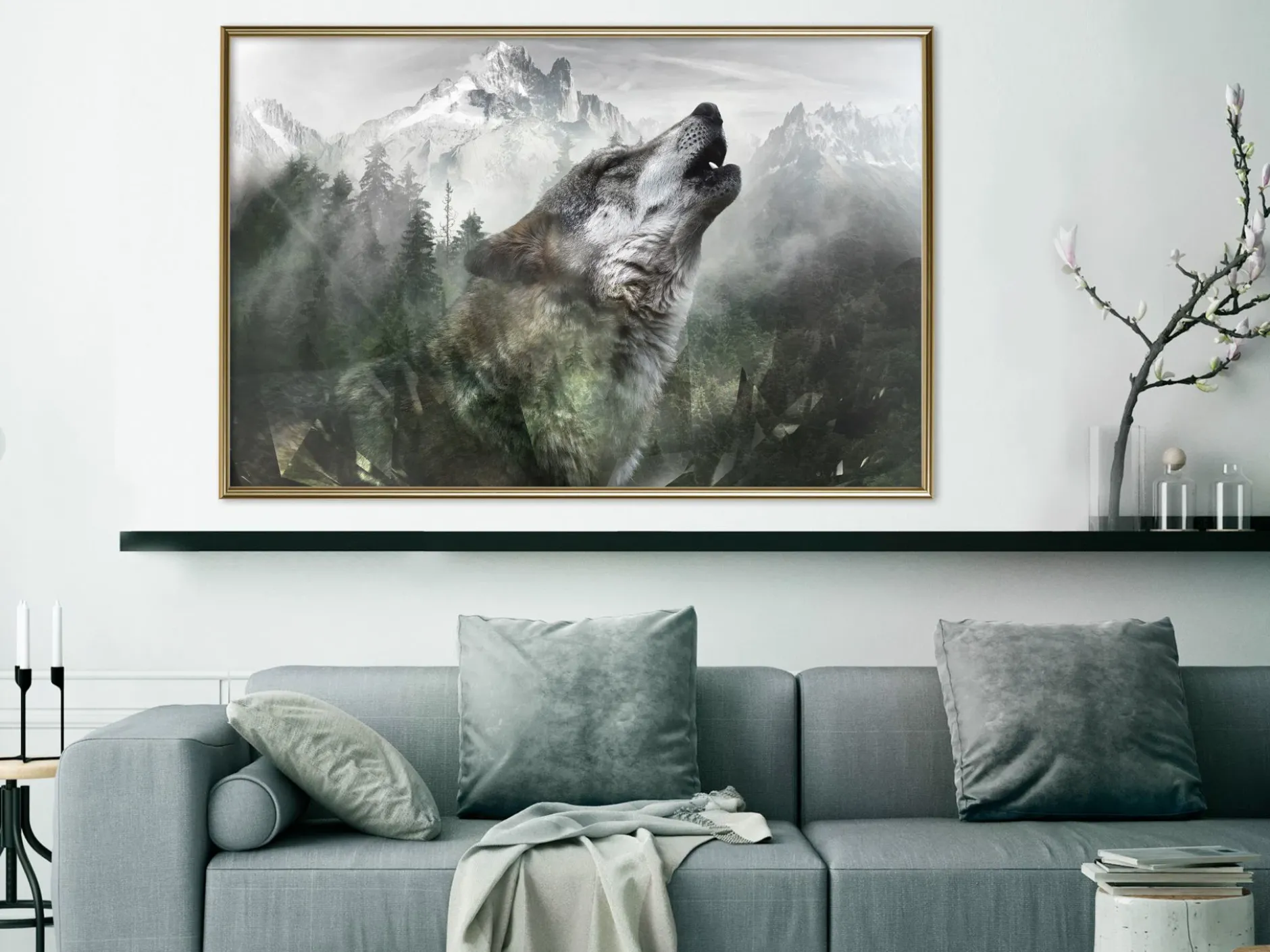 Poster 'Howling Wolf'