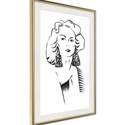 Poster 'Hypnotic Earrings'