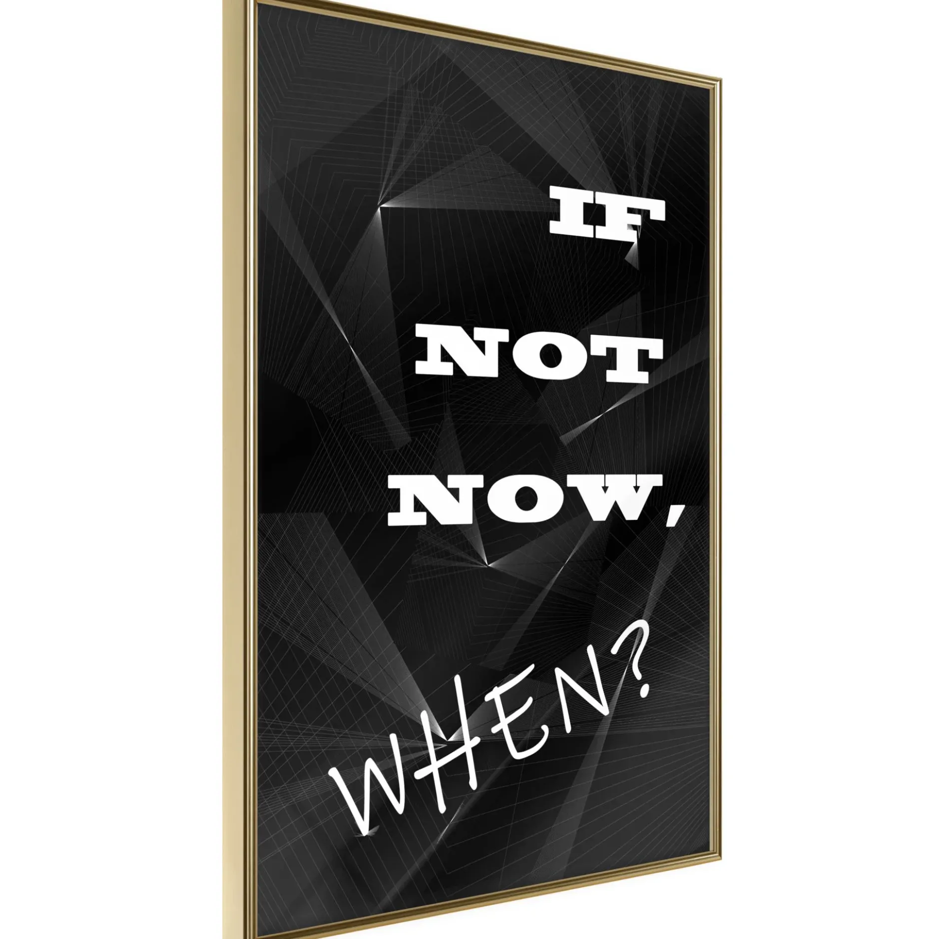 Poster 'If Not Now, When?'