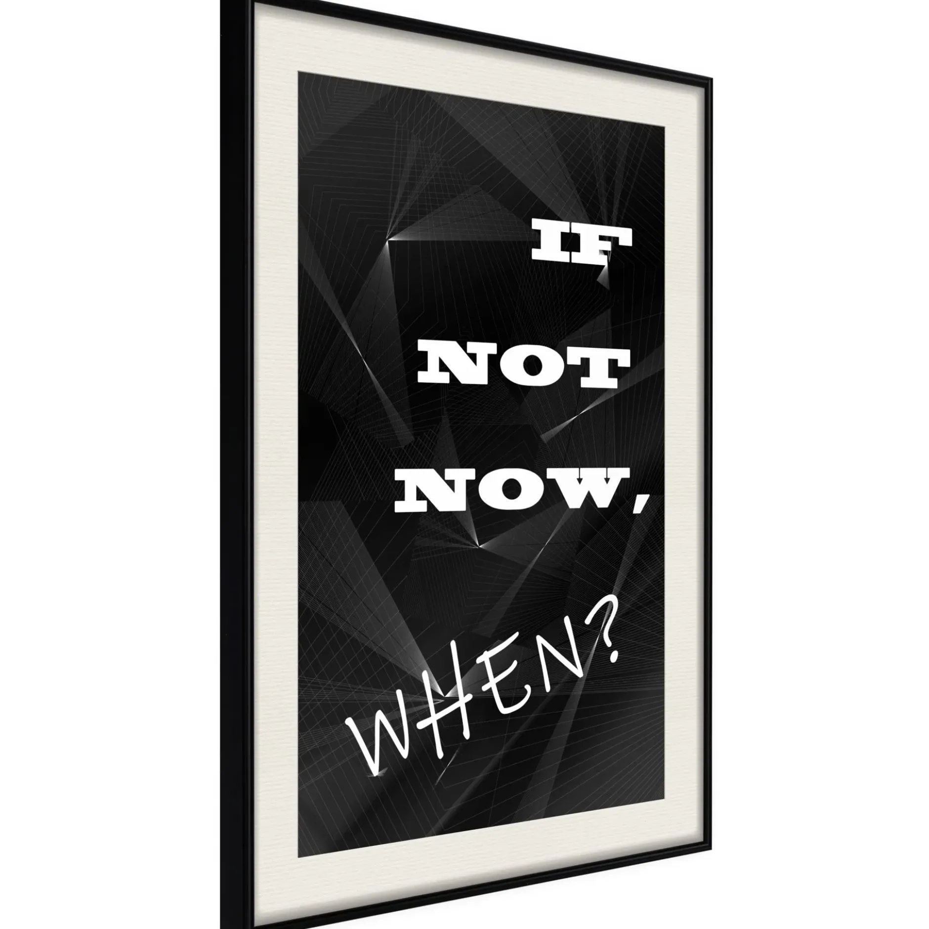 Poster 'If Not Now, When?'