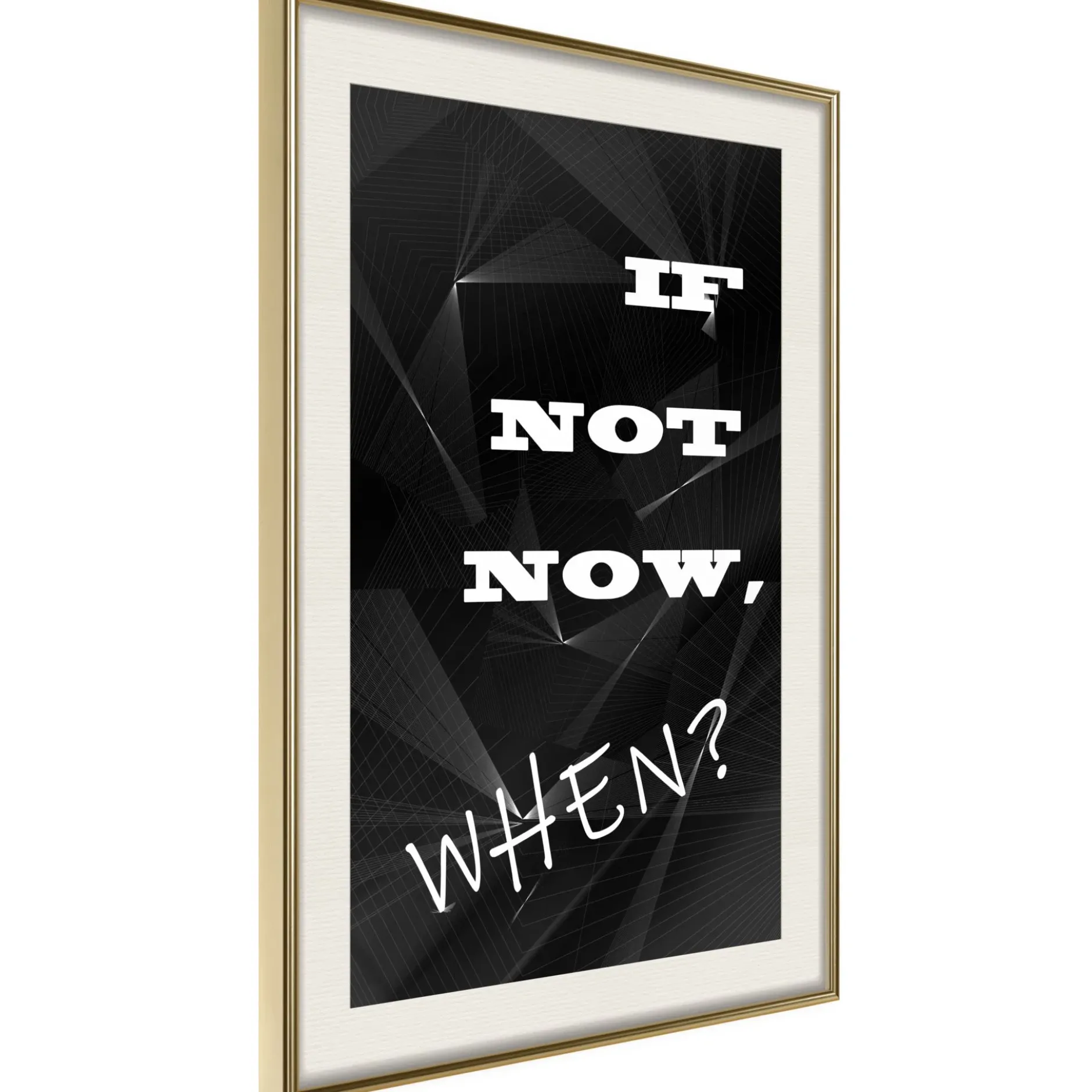 Poster 'If Not Now, When?'