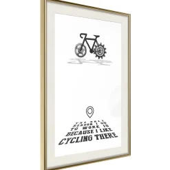 Poster 'I like Cycling'