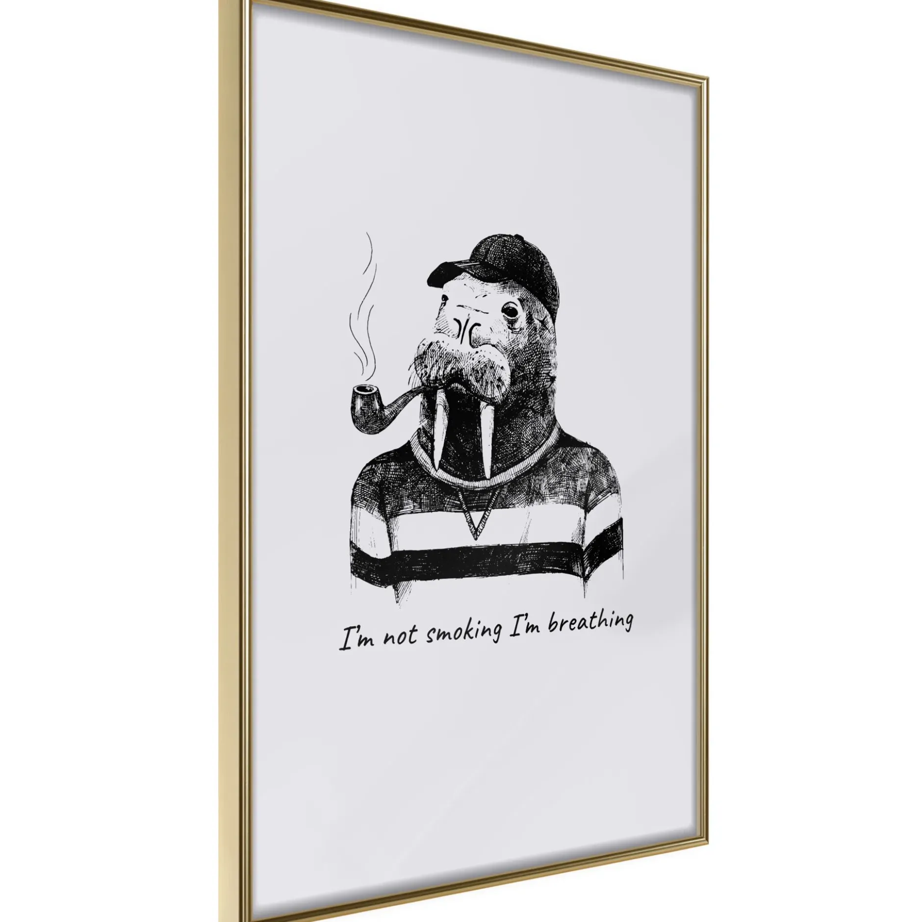 Poster 'I'm Not Smoking. I'm Breathing'