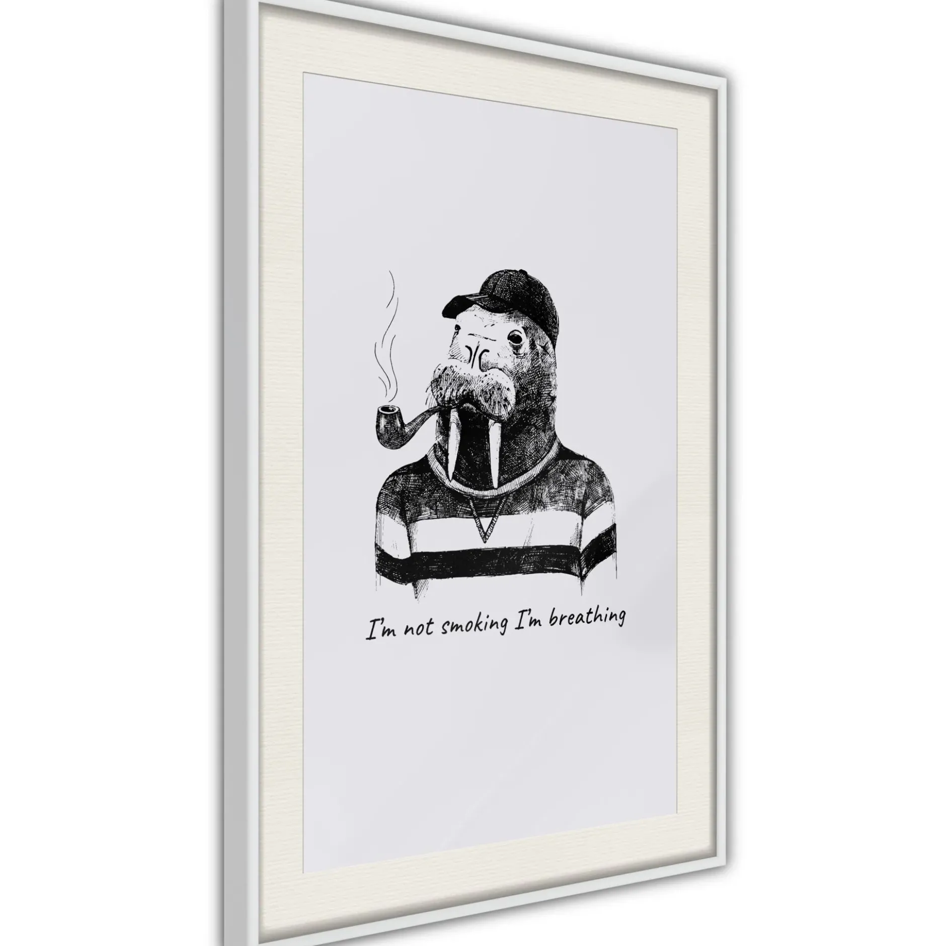 Poster 'I'm Not Smoking. I'm Breathing'