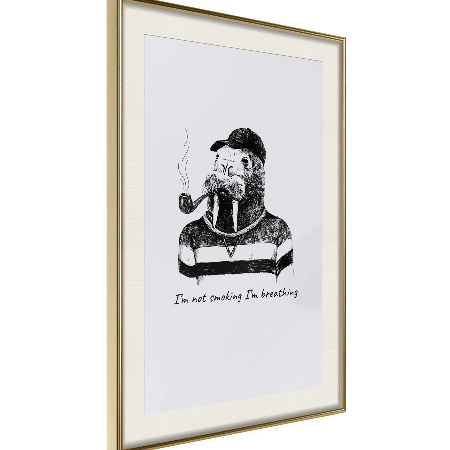 Poster 'I'm Not Smoking. I'm Breathing'