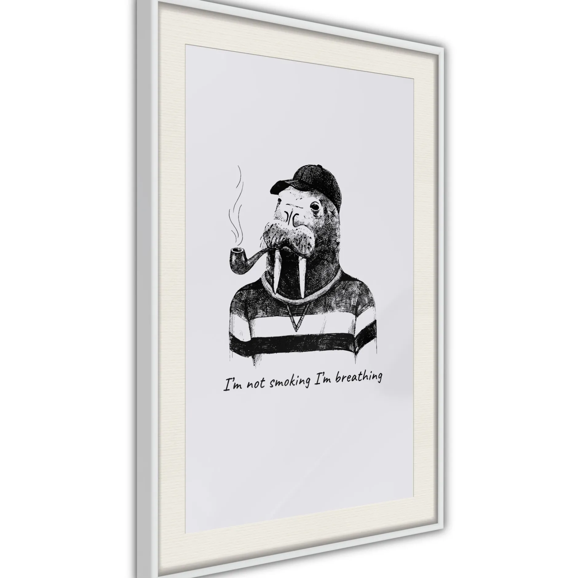 Poster 'I'm Not Smoking. I'm Breathing'