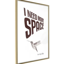 Poster 'I Need More Space'