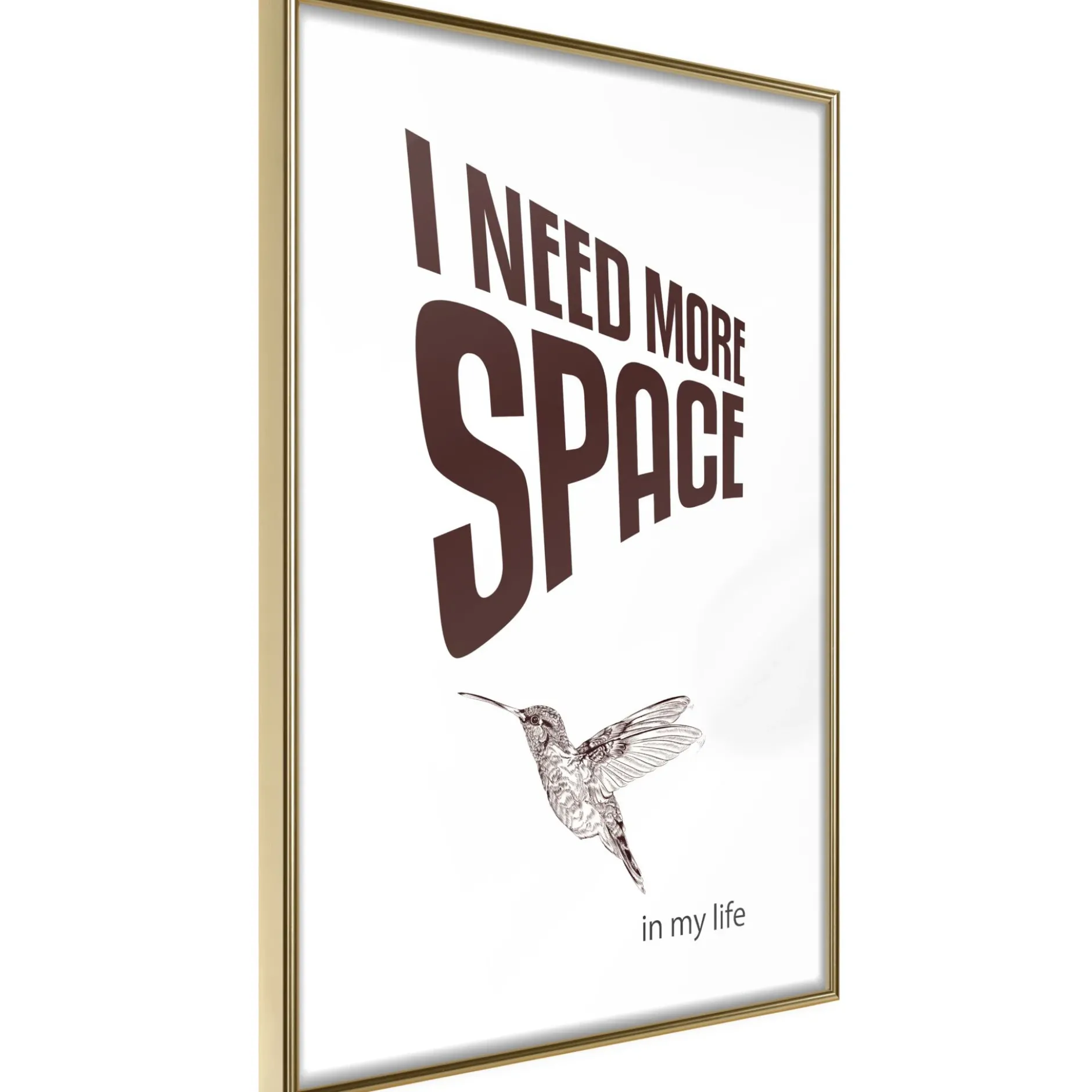 Poster 'I Need More Space'