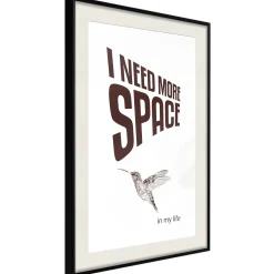 Poster 'I Need More Space'