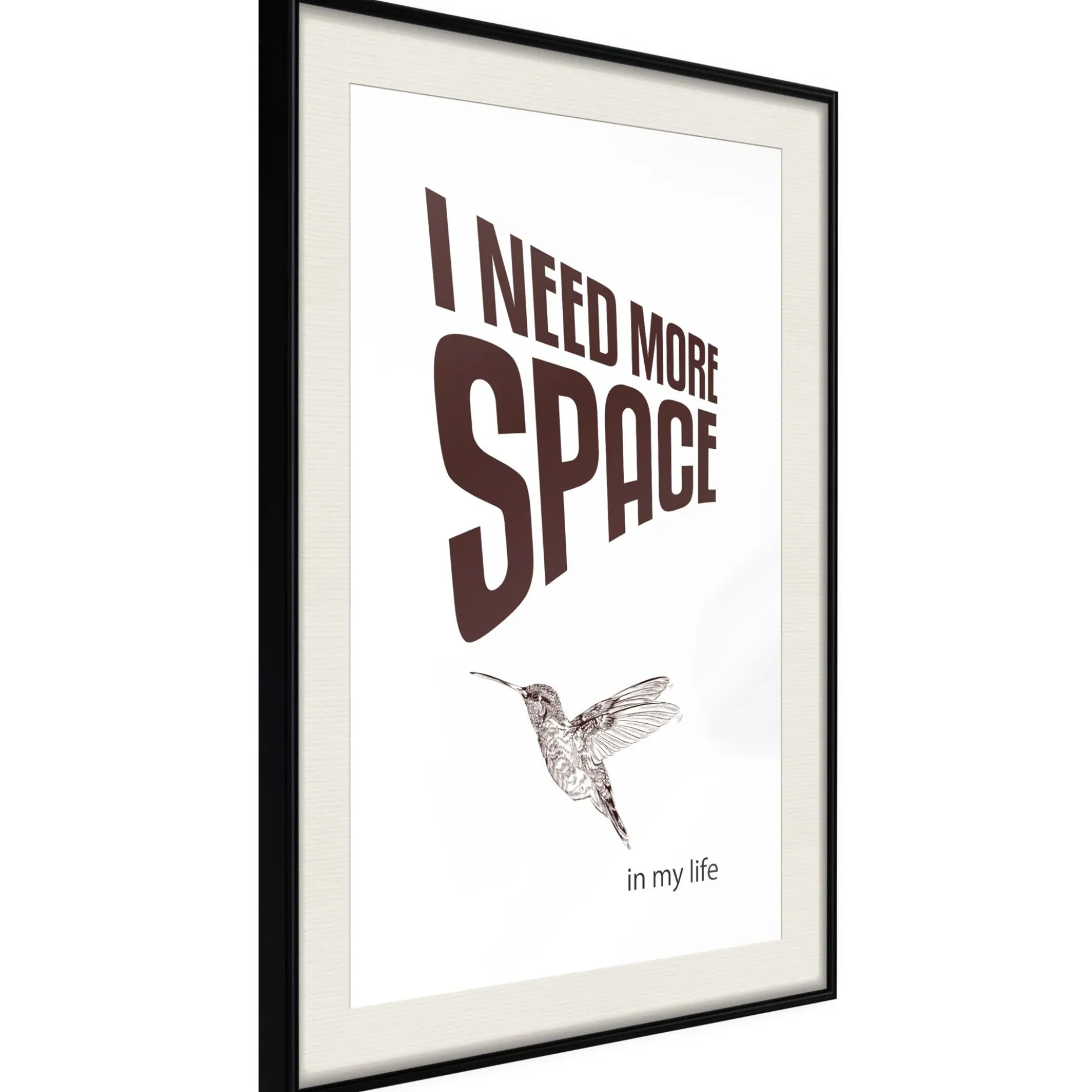 Poster 'I Need More Space'