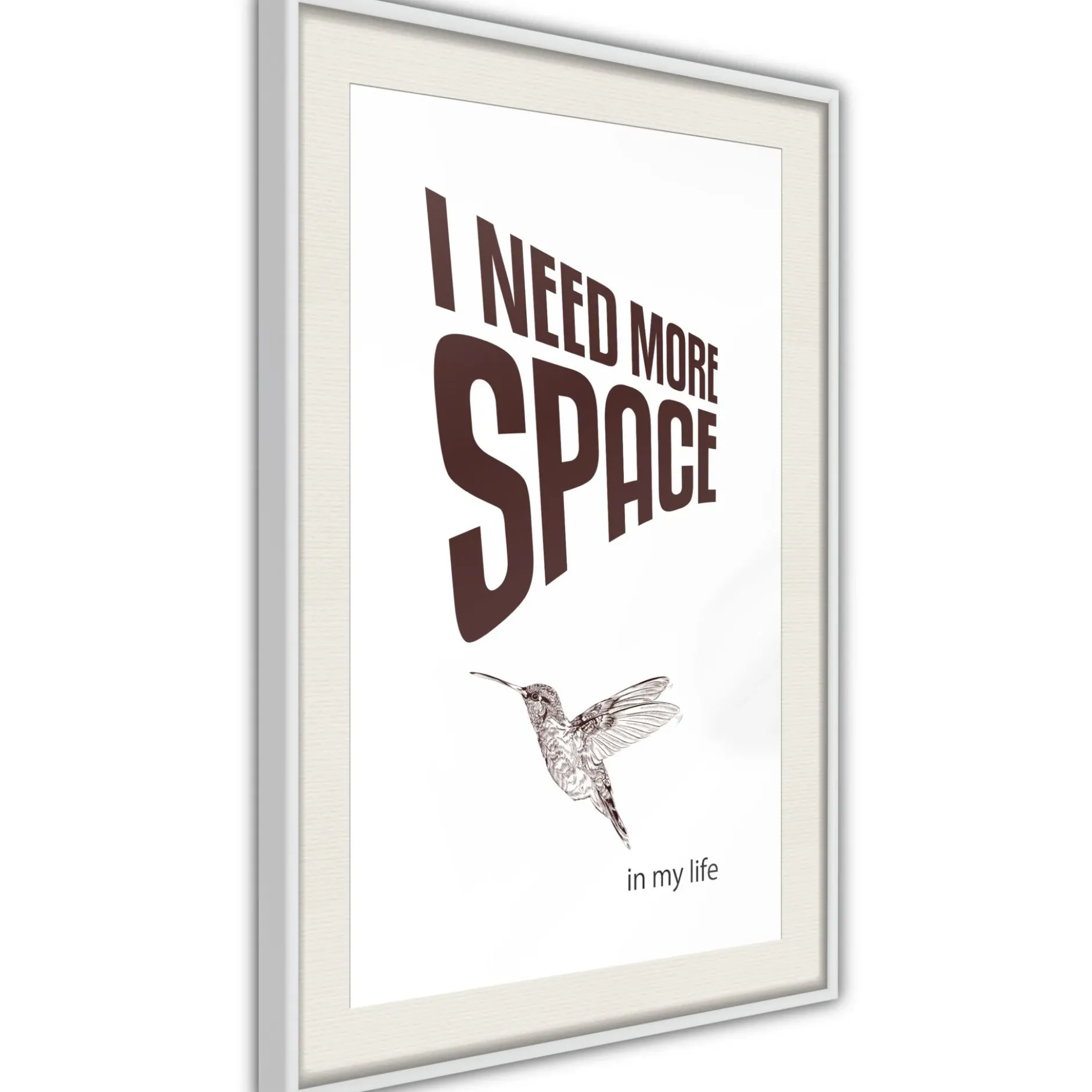 Poster 'I Need More Space'