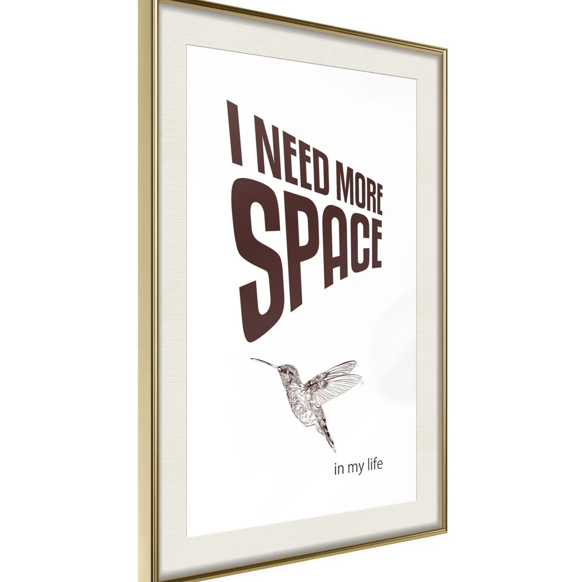 Poster 'I Need More Space'