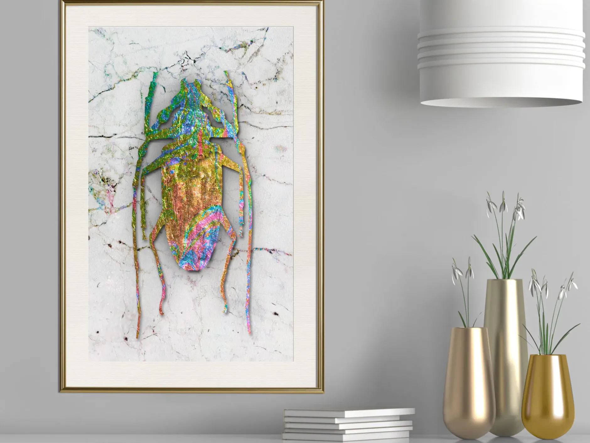 Poster 'Iridescent Insect'
