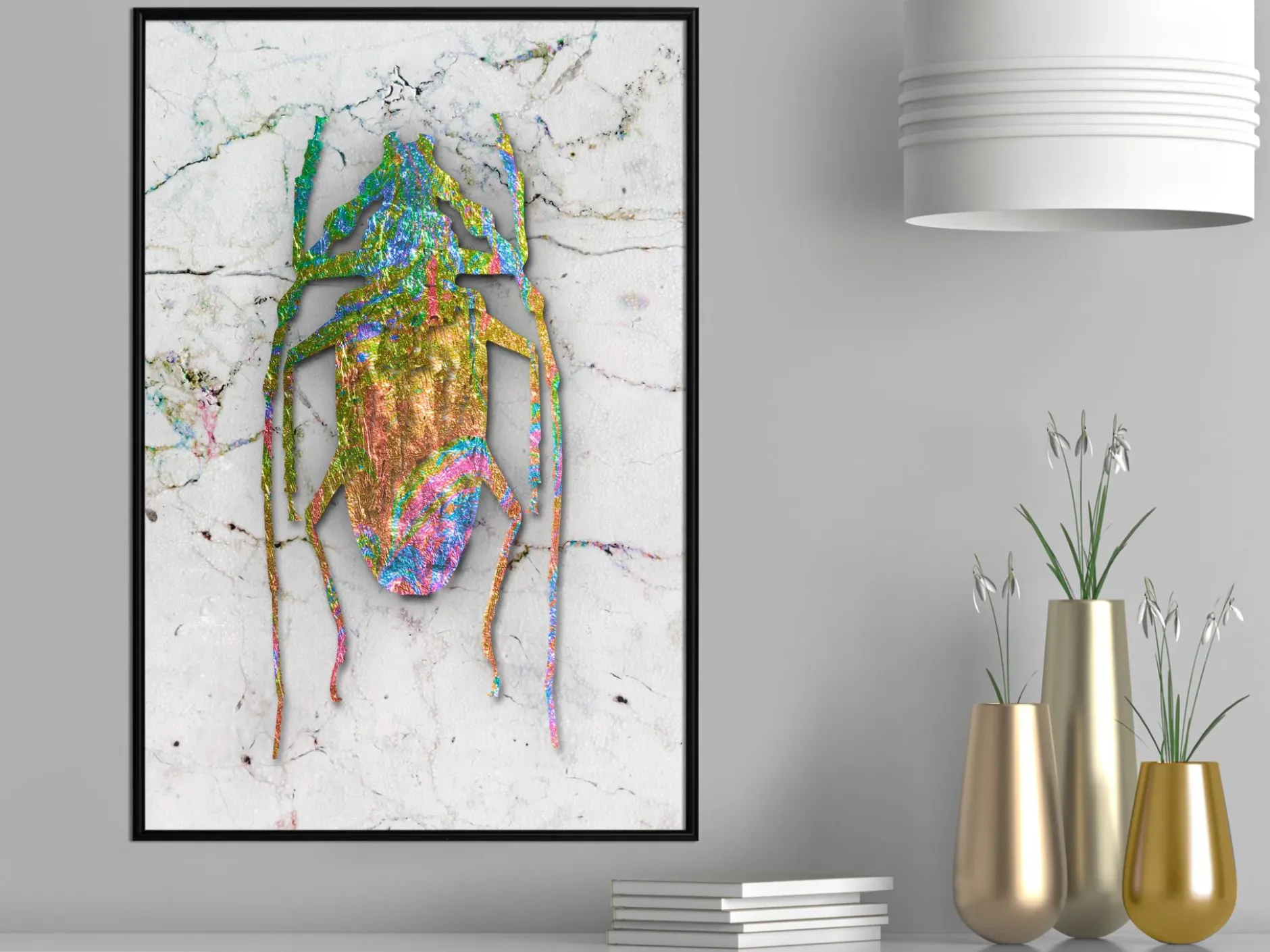 Poster 'Iridescent Insect'