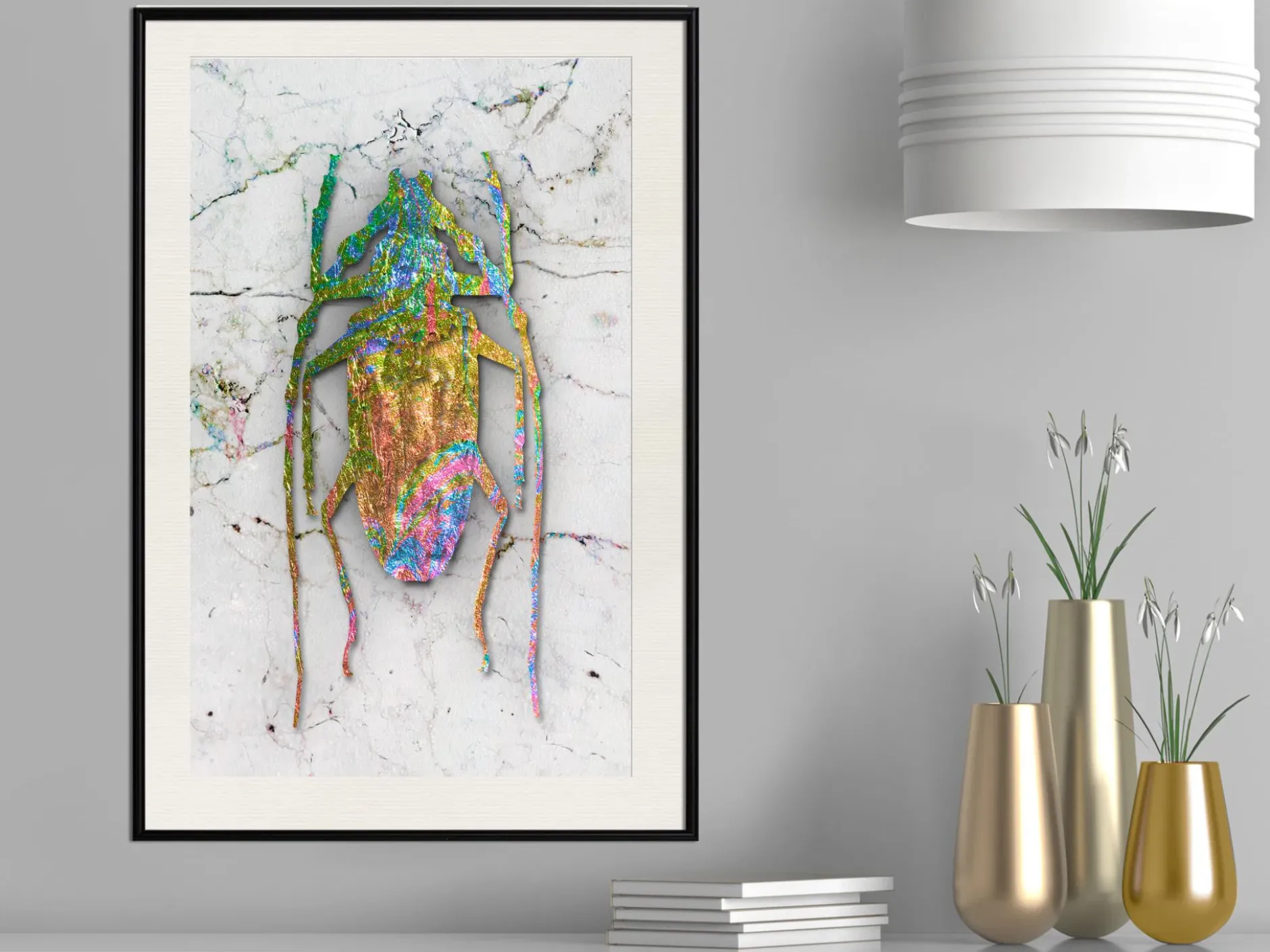 Poster 'Iridescent Insect'