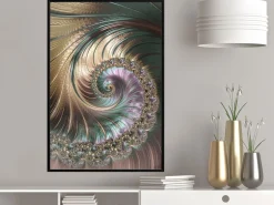 Poster 'Iridescent Spiral'