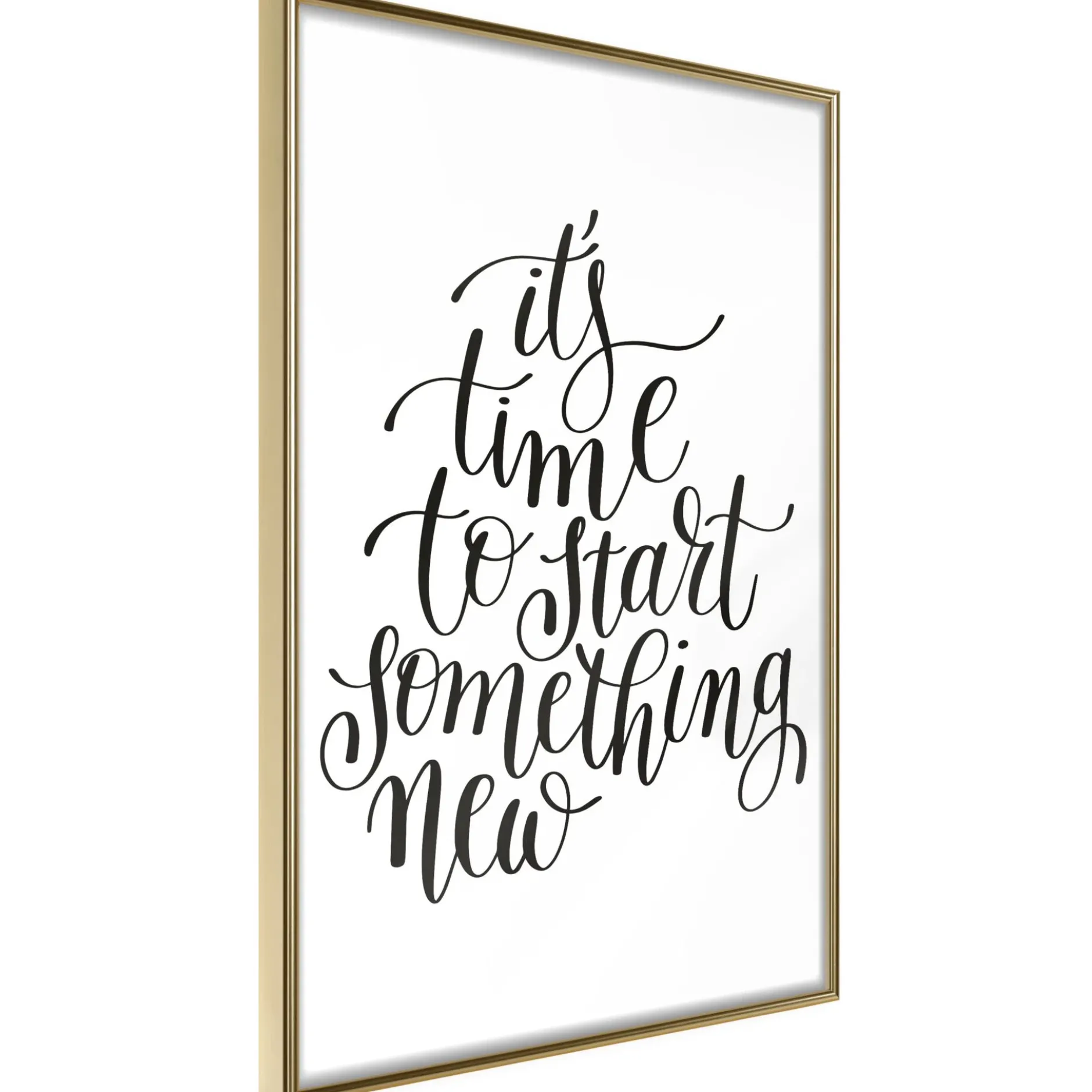 Poster 'It's Time to Start Something New'