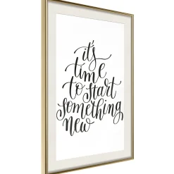 Poster 'It's Time to Start Something New'